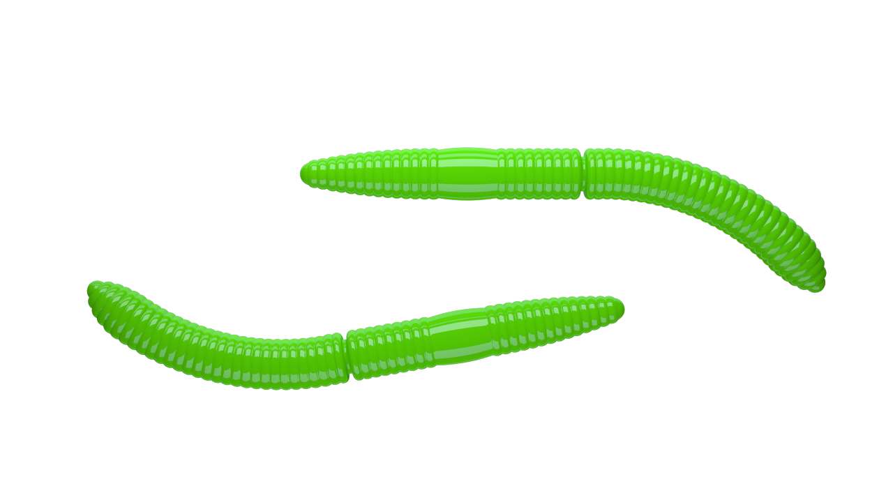 Libra Lures - Fatty D'Worm - 026 - Green