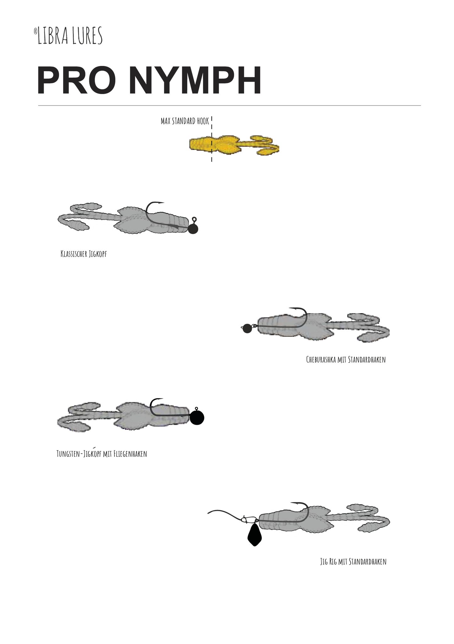 Libra Lures - Pro Nymph - 026 - Hot Green
