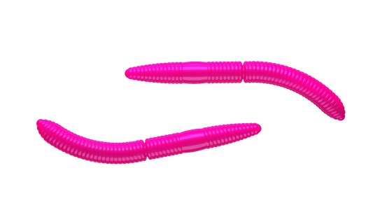 Libra Lures - Fatty D'Worm - 019 - Hot Pink